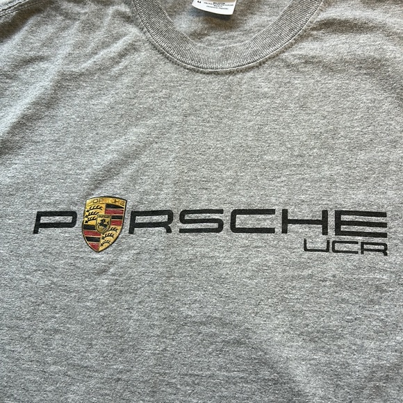 UCR Porsche Tee Printed on Gildan Ultra Cotton Unisex Medium Germany Automobile - Picture 2 of 6